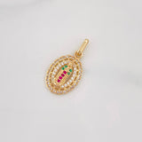 Dije Virgen de Guadalupe 1.75g / 1 in Oro Amarillo 18K