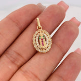 Dije Virgen de Guadalupe 1.75g / 1 in Oro Amarillo 18K