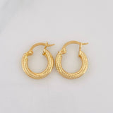 Candongas Carly 1.4g / 1/2 in Oro Amarillo 18K