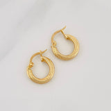 Candongas Carly 1.4g / 1/2 in Oro Amarillo 18K