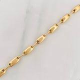 Pulso Rustico Adije 5.25g / 8 1/4 in / 4.54mm Oro Amarillo 18K