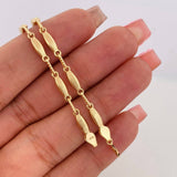 Bracelet Rustic Link 3.6g / 7 3/4 in / 3.18mm Yellow Gold 18K