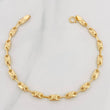 Pulso Rustico Corona 4.55g / 7 3/4 in / 4.35mm Oro Amarillo 18K