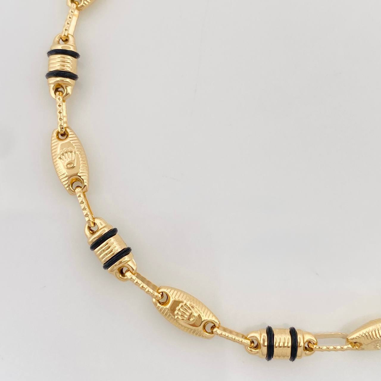 Pulso Rustico Corona 5.4g / 8 3/4 in / 3.36mm Oro Amarillo 18K