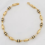 Pulso Rustico Corona 5.4g / 8 3/4 in / 3.36mm Oro Amarillo 18K