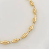 Pulso Rustico Barril 5g / 7 1/2 in / 4.69mm Oro Amarillo 18K