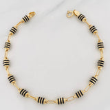 Pulso Rustico Barril 4.6g / 8 1/4 in / 4.37mm Oro Amarillo 18K