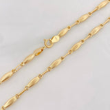 Cadena Rustica Eslabon 11.7g / 26 in / 3.36mm Oro Amarillo 18K