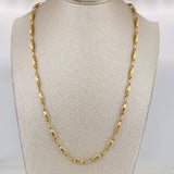 Cadena Rustica Eslabon 11.7g / 26 in / 3.36mm Oro Amarillo 18K
