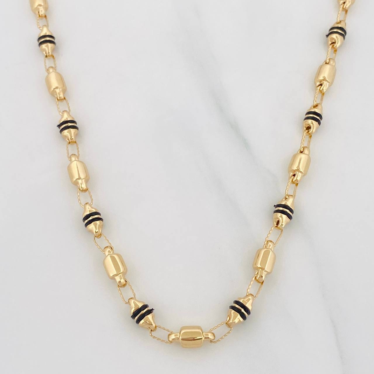 Cadena Rustica Barril 16.4g / 26 in / 4.77mm Oro Amarillo 18K