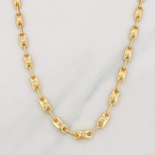 Cadena Rustica Corona 14.85g / 26 in / 4.35mm Oro Amarillo 18K