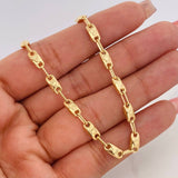 Cadena Rustica Corona 14.85g / 26 in / 4.35mm Oro Amarillo 18K