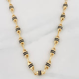 Rustic Barrel Chain 13.75g / 24 in / 4.17mm Yellow Gold 18K