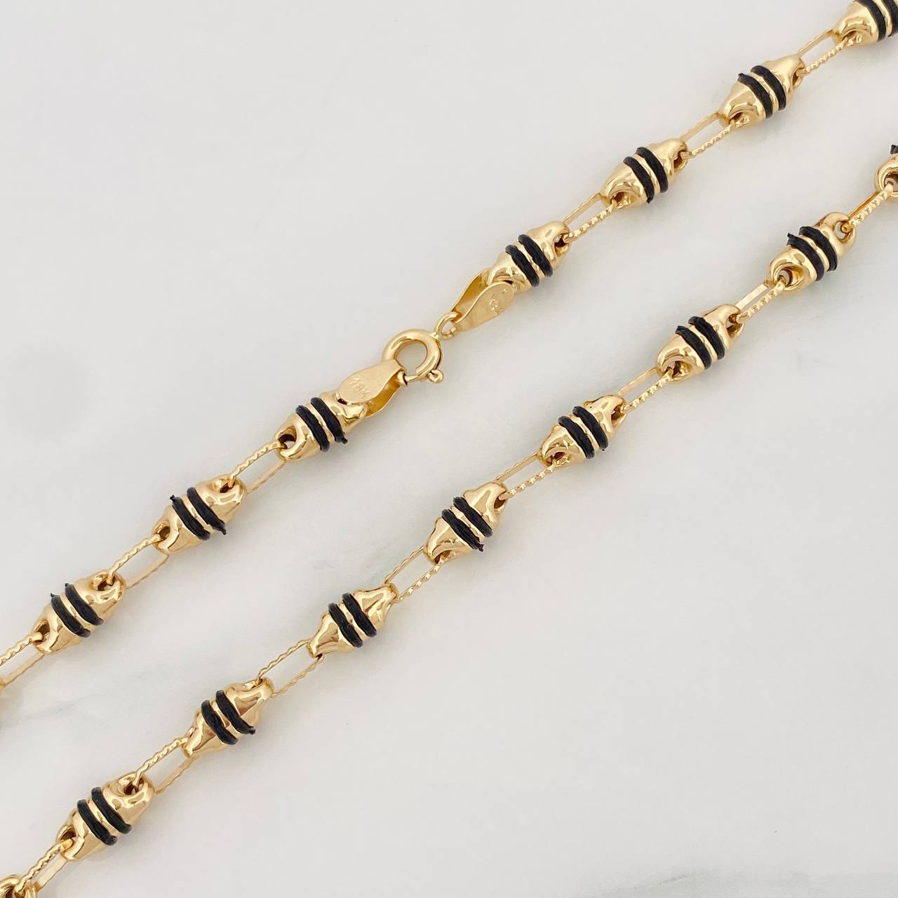 Rustic Barrel Chain 13.75g / 24 in / 4.17mm Yellow Gold 18K