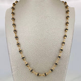 Rustic Barrel Chain 13.75g / 24 in / 4.17mm Yellow Gold 18K