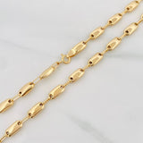 Rustic Chain Pendant 14.85g / 24 in / 4.53mm Yellow Gold 18K