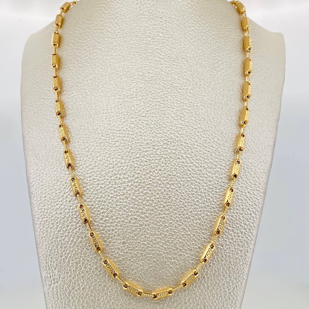Rustic Tribal Chain 15.3g / 26 in / 4.35mm Yellow Gold 18K
