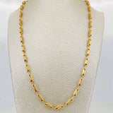 Rustic Tribal Chain 15.3g / 26 in / 4.35mm Yellow Gold 18K