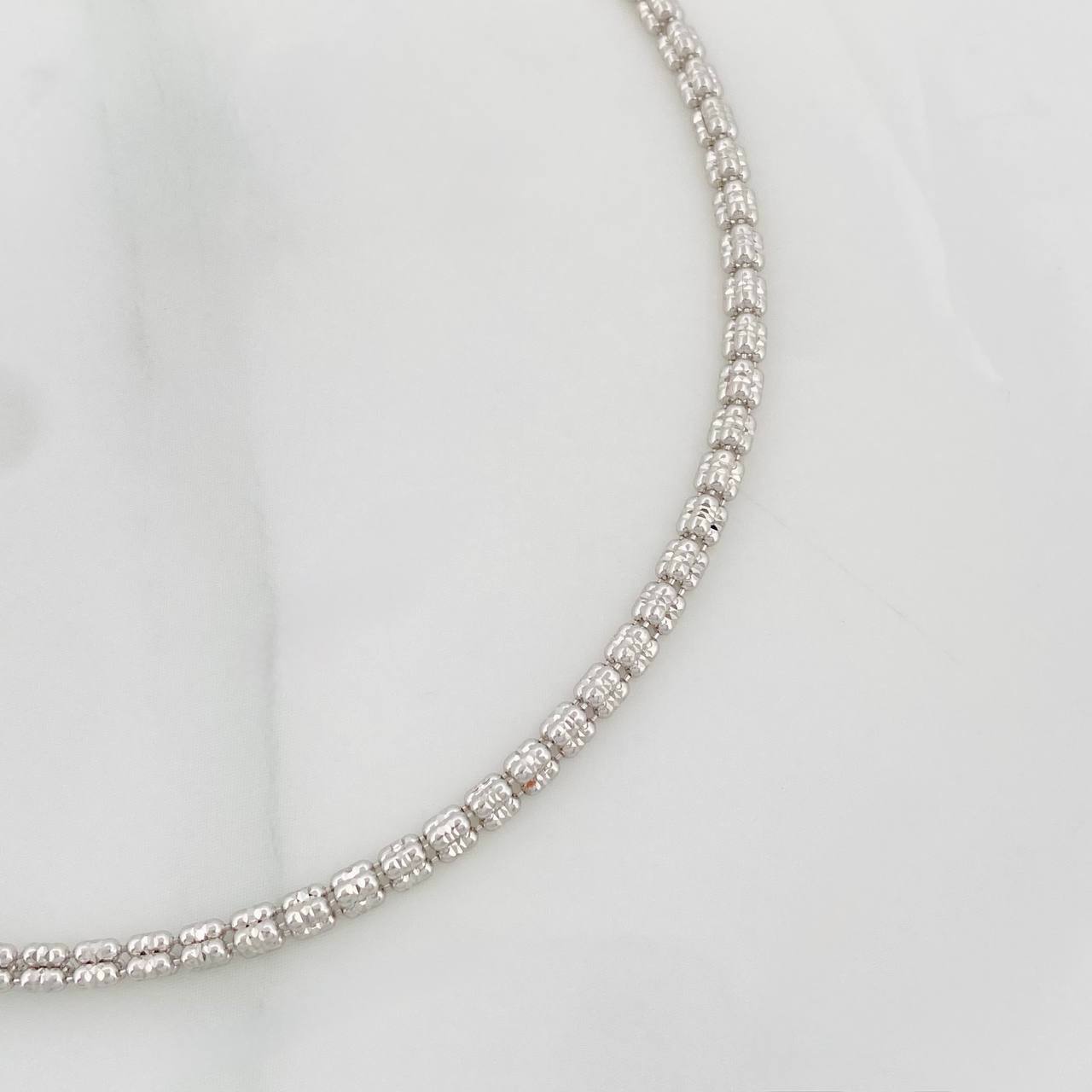 Pulso Ice 4.35g / 8 in / 2.35mm Oro Blanco 18K