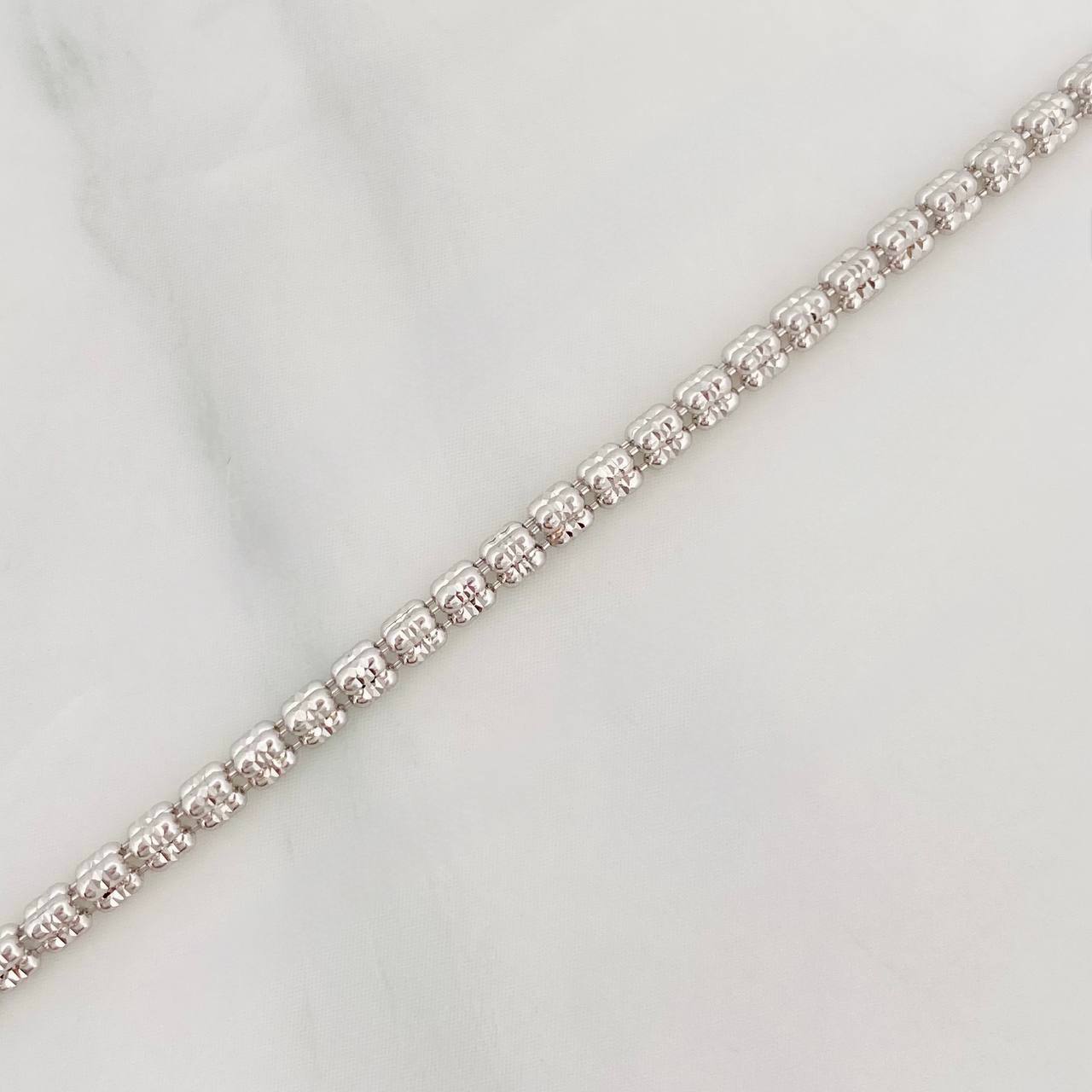Pulso Ice 4.35g / 8 in / 2.35mm Oro Blanco 18K
