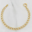 Pulso Cubana Corazon 3.85g / 7 in / 5.8mm Oro Amarillo 18K
