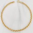 Tobillera Rolo 2.85g / 8 3/4 in / 3.73mm Oro Amarillo 18K