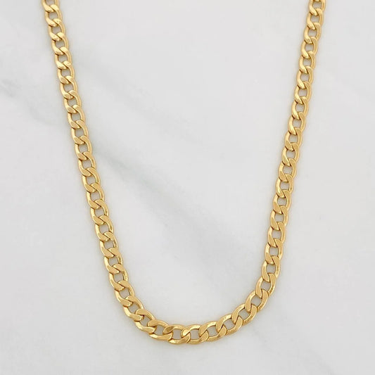 Cuban Links 7.35g / 24 in / 3.4mm Yellow Gold 18K