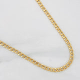 Cadena Cubana 4.65g / 24 in / 3.02mm Oro Amarillo 18K