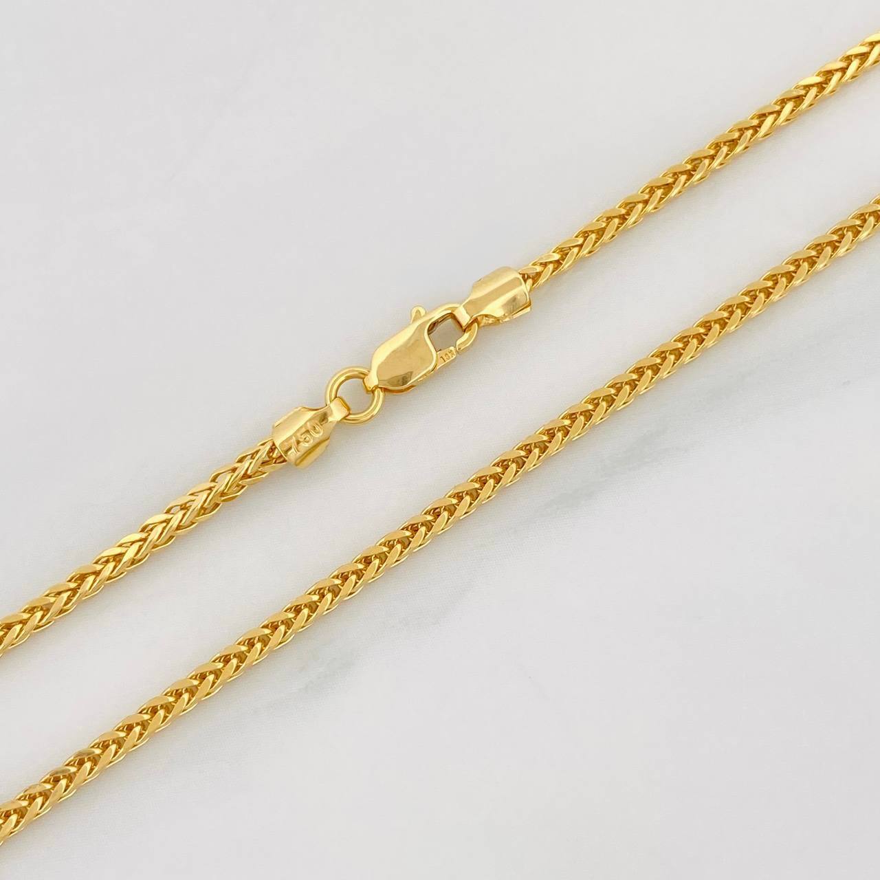 Cadena Franco 4.4g / 20 in / 1.74mm Oro Amarillo 18K