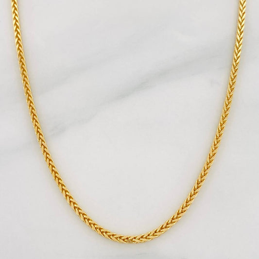 Cadena Franco 4.4g / 20 in / 1.74mm Oro Amarillo 18K