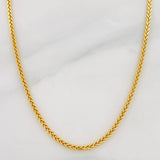Cadena Franco 4.4g / 20 in / 1.74mm Oro Amarillo 18K