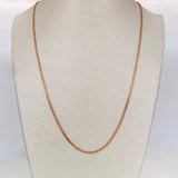 Cadena China 3.75g / 18 in / 1.71mm Oro Rosa 18K