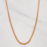 Cadena China 3.75g / 18 in / 1.71mm Oro Rosa 18K