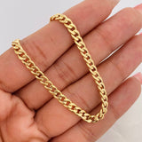 Cadena Cubana 4.45g / 20 in / 4.27mm Oro Amarillo 18K