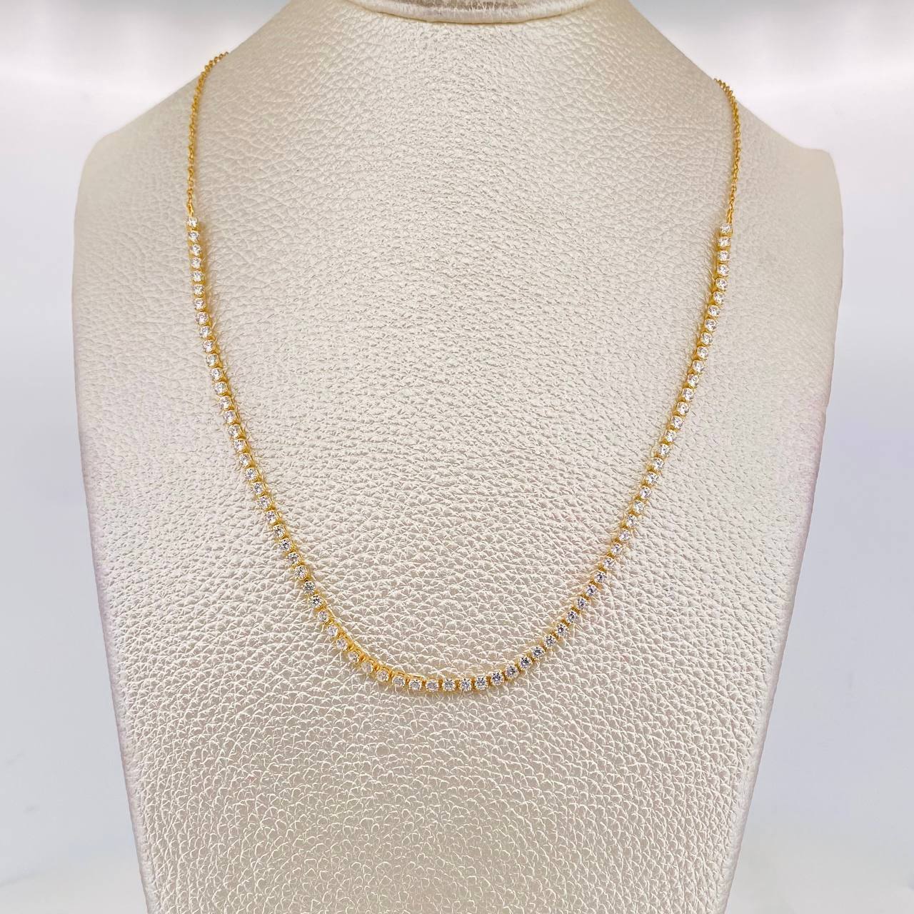 Cadena Aro Seguido Tennis 5.65g / 1.34mm Oro Amarillo 18K