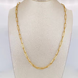 Paperclip Chain 3.65g / 18 in / 3.58mm Yellow Gold 18K