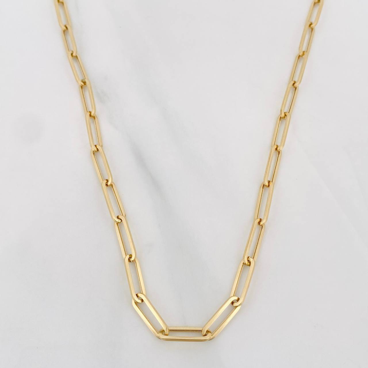 Paperclip Chain 3.65g / 18 in / 3.58mm Yellow Gold 18K