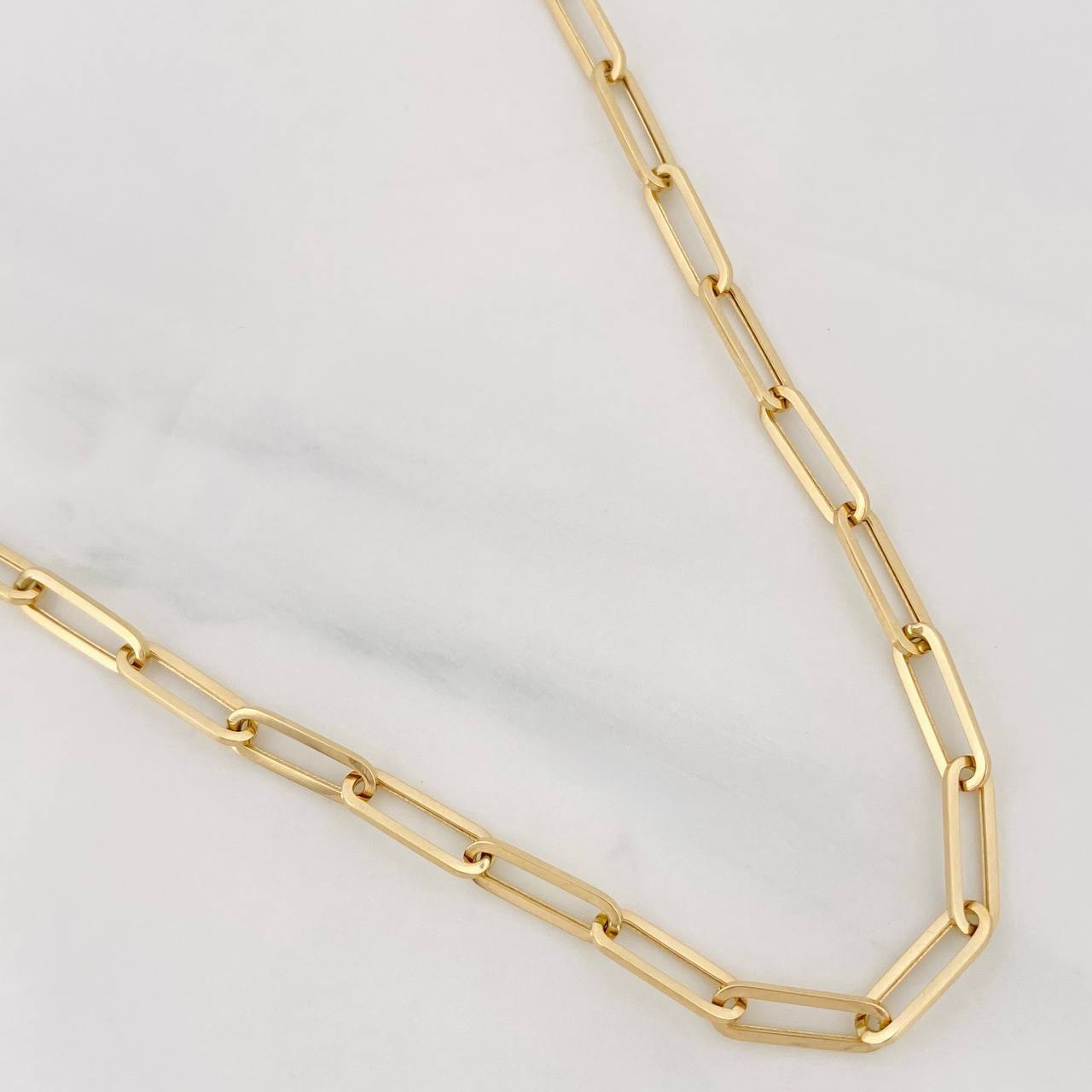 Paperclip Chain 3.65g / 18 in / 3.58mm Yellow Gold 18K