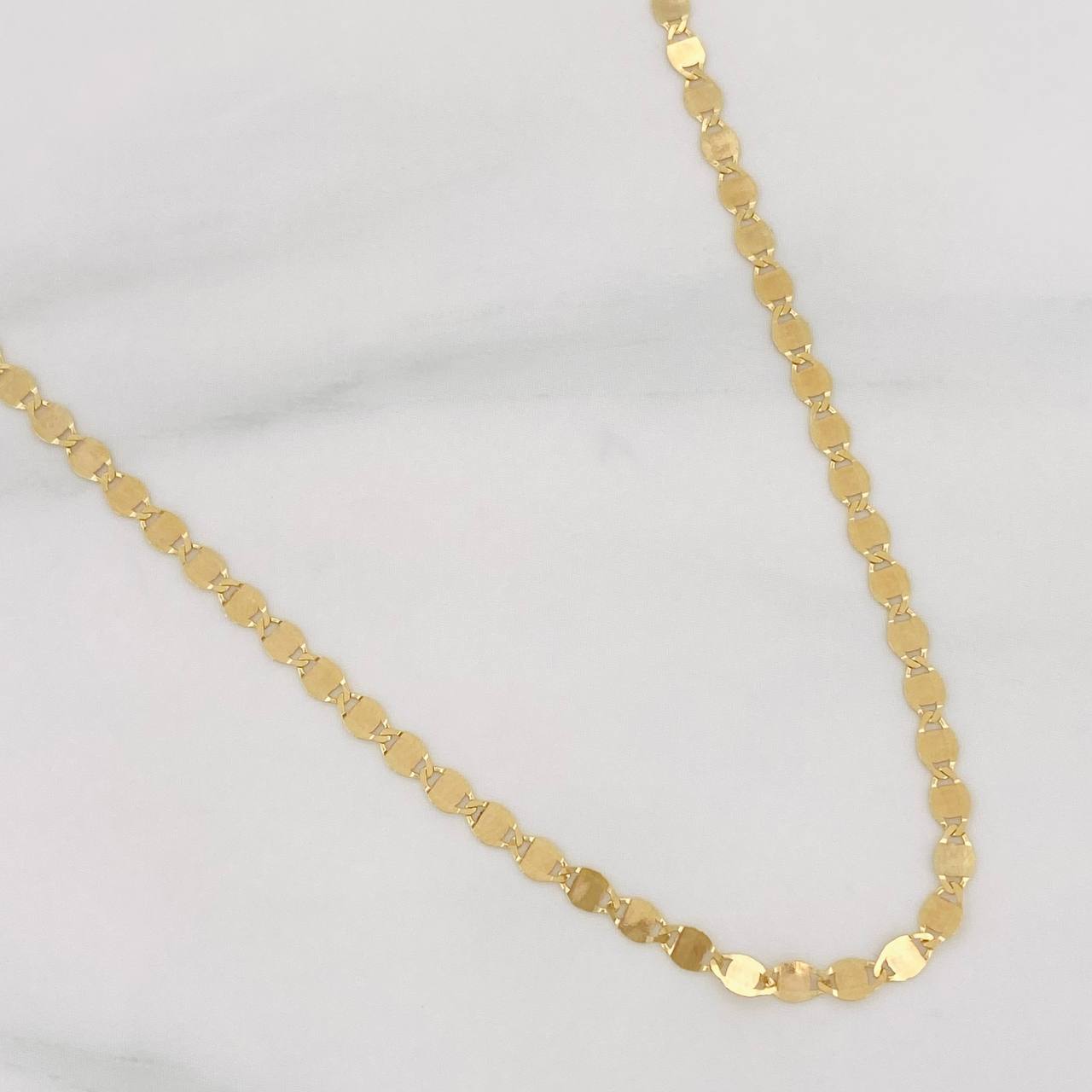 Cadena Escalera Plana 2.3g / 18 in / 2.34mm Oro Amarillo 18K