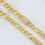 Figaro Chain 30gr / 21.7in / 18K Gold +0$