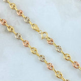 GC Chain 5.6gr / 19.7in / Three 18K Golds ©