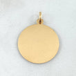Dije Placa Circulo 2.05gr / 1.7cm / Oro Amarillo 18K