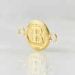 Charm Letter B 0.6gr / 0.7in 18K Gold ©