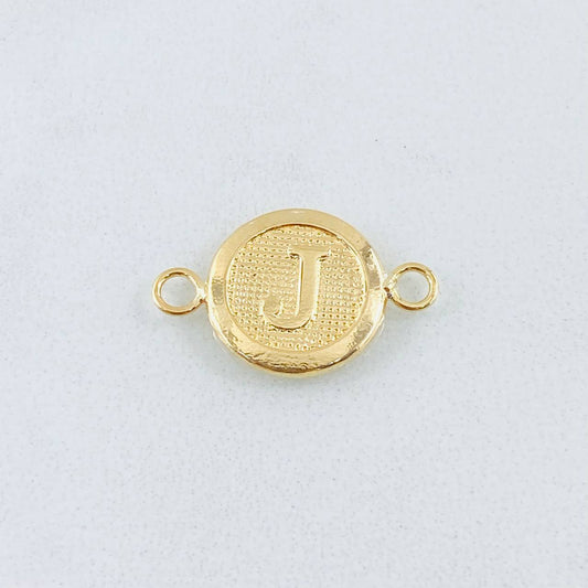 Charm Letter J 0.4g / 1/2 in Yellow Gold 18K