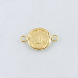 Herraje Letra J 0.4g / 1/2 in Oro Amarillo 18K