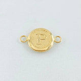 Charm Letter P 0.6gr / 0.7in / 18K Gold ©