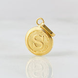 Dije Letra S 0.65gr / 2cm / Oro Amarillo 18K ©