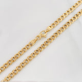 Cadena Cubana 8.6 g / 20 1/2 in / 3.5 mm Oro Amarillo 18K