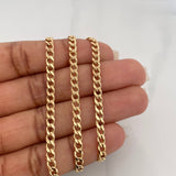 Cadena Cubana 8.6 g / 20 1/2 in / 3.5 mm Oro Amarillo 18K