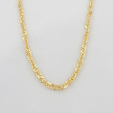 Cadena Singapur 4.65 g / 19 3/4 in / 1.95 mm Oro Amarillo 18K